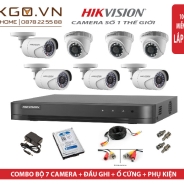 Trọn Bộ 7 Camera Hikvision 2MP Full HD 1080P