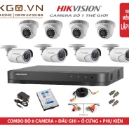 Trọn Bộ 8 Camera Hikvision 2MP Full HD 1080P