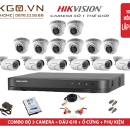 Bộ 9-16 Camera Hikvision 2MP Full HD 1080P